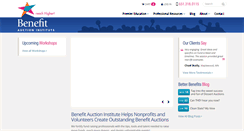 Desktop Screenshot of benefitauctioninstitute.com
